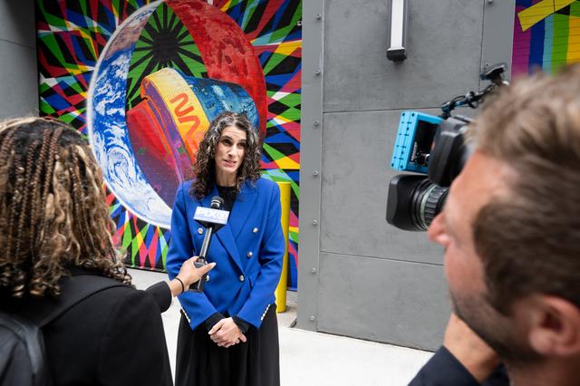 NASA image: NASA Reestablishes Historical Art Program with Space-Themed Mura