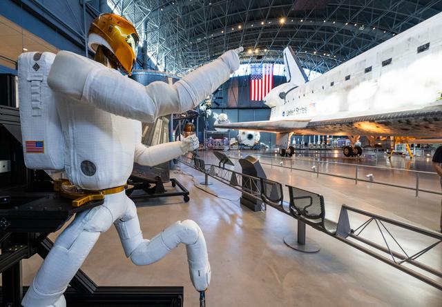 NASA image: Robonaut 2 on display at NASM