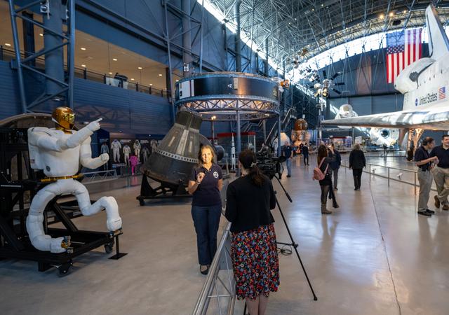 NASA image: Robonaut 2 on display at NASM