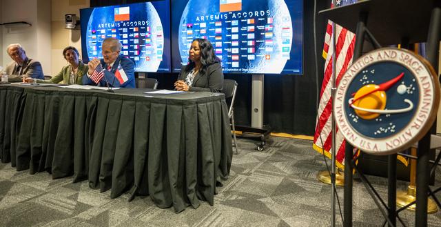 NASA image: Chile Artemis Accords Signing