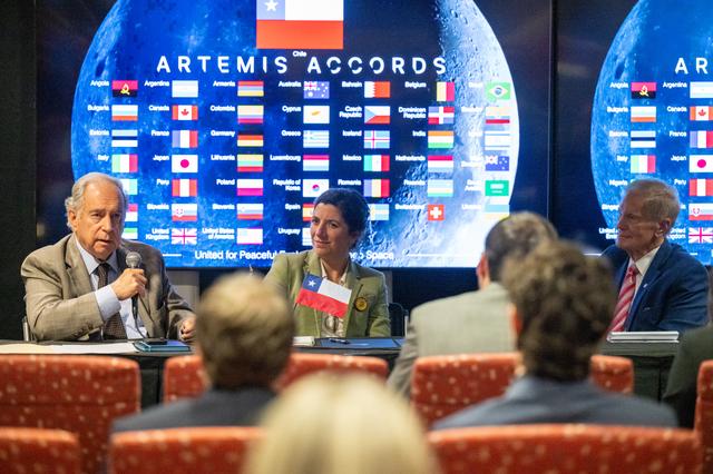 NASA image: Chile Artemis Accords Signing