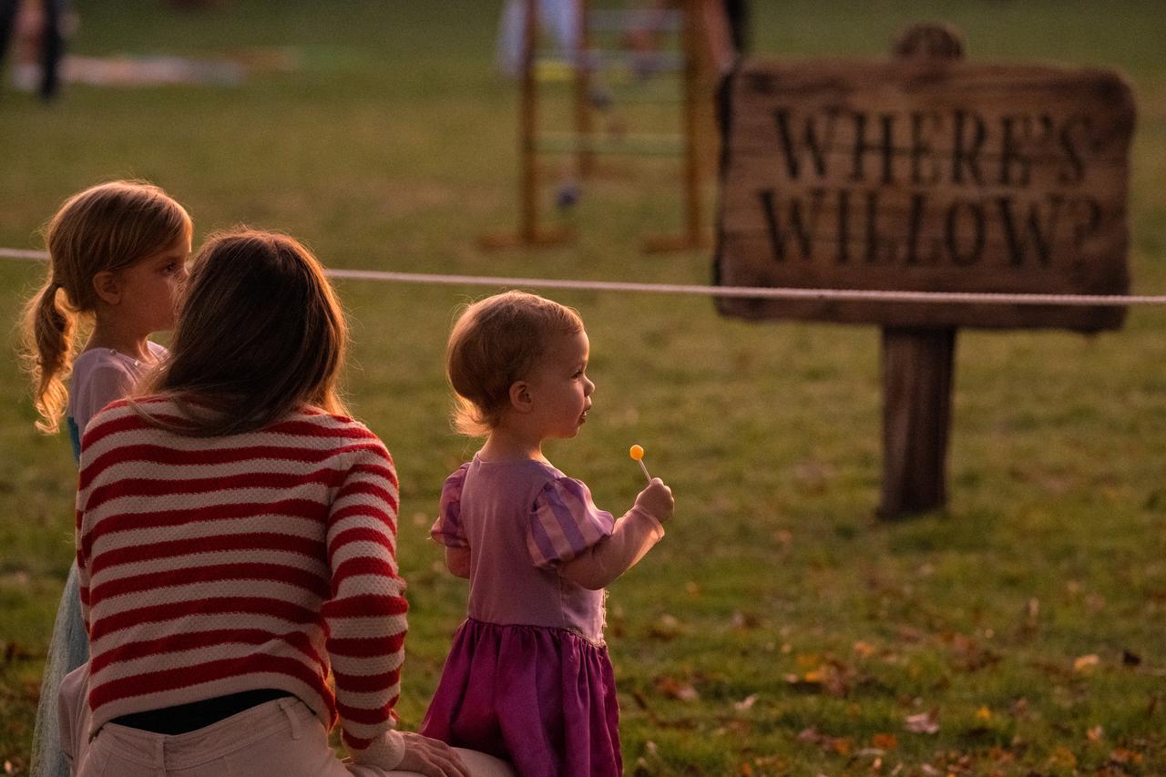 Visitors are seen at a White House Halloween themed event titled, “Hallo-READ!” on Wednesday, Oct. 30, 2024 on the south lawn of the White House in Washington. Photo Credit: (NASA/Aubrey Gemignani)