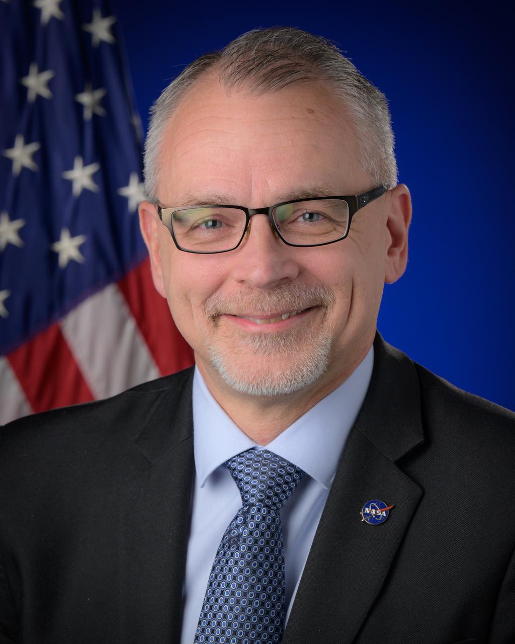 NASA Associate Administrator Jim Free, Official Portrait, Friday, Nov. 22, 2024, Mary W. Jackson NASA Headquarters Building in Washington. Photo Credit: (NASA/Bill Ingalls)