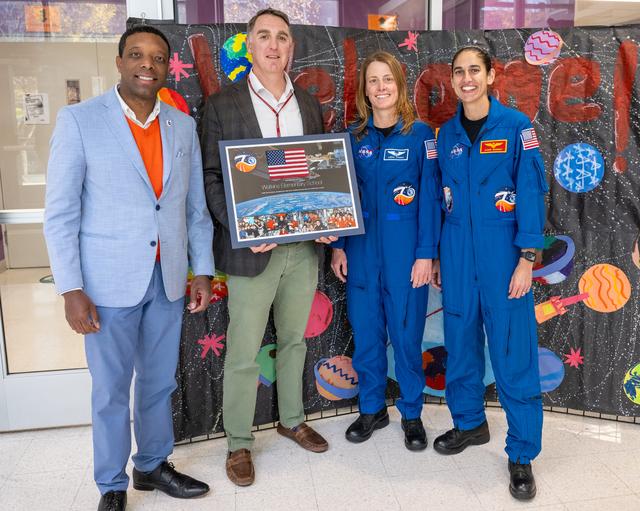 NASA image: Expedition 70 Postflight visit to Watkins Elementary