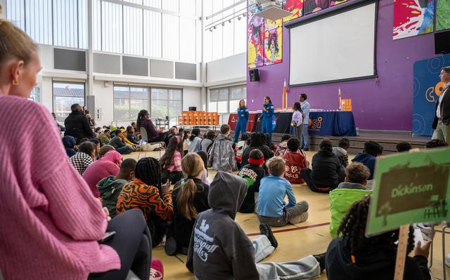 NASA image: Expedition 70 Postflight visit to Watkins Elementary