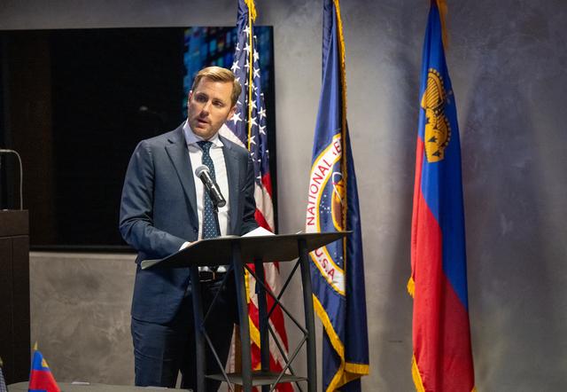 NASA image: Liechtenstein Artemis Accords Signing