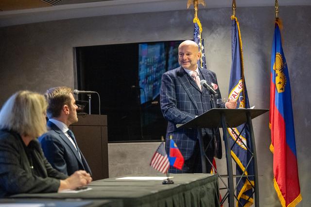 NASA image: Liechtenstein Artemis Accords Signing