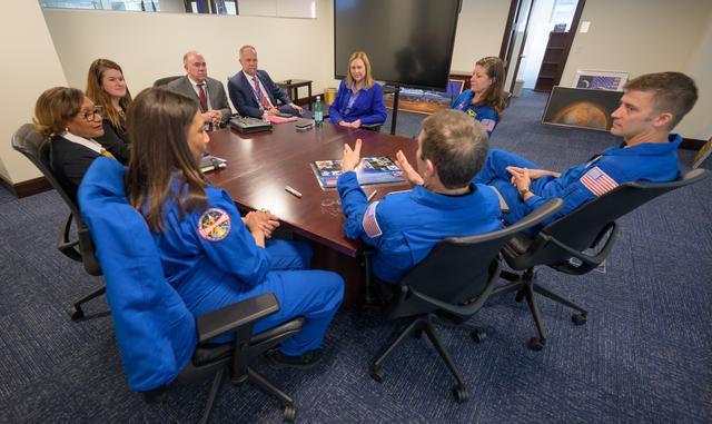 NASA image: Expedition 71 Postflight Visit with NASA Senior Leadership