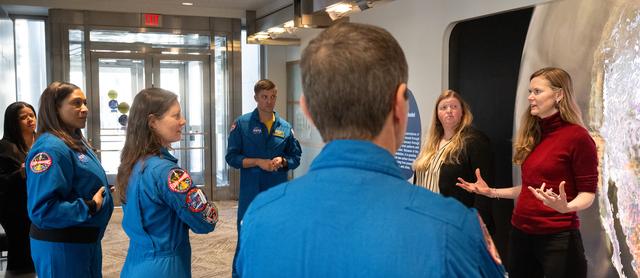 NASA image: Expedition 71 Astronauts Visit Earth Information Center