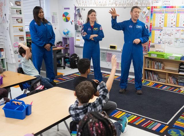 NASA image: Expedition 71 Astronauts Visit Elsie Whitlow Stokes CFPCS