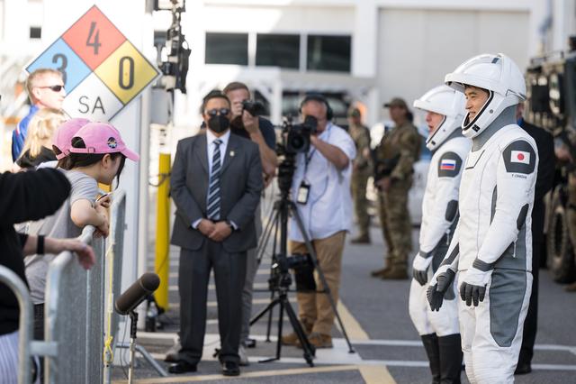 NASA image: NASA’s SpaceX Crew-10 Crew Walkout