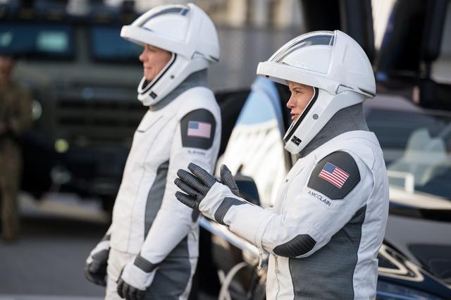 NASA image: NASA’s SpaceX Crew-10 Crew Walkout