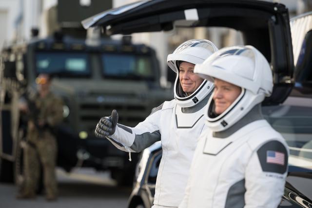 NASA image: NASA’s SpaceX Crew-10 Crew Walkout
