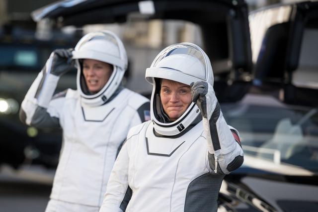 NASA image: NASA’s SpaceX Crew-10 Crew Walkout
