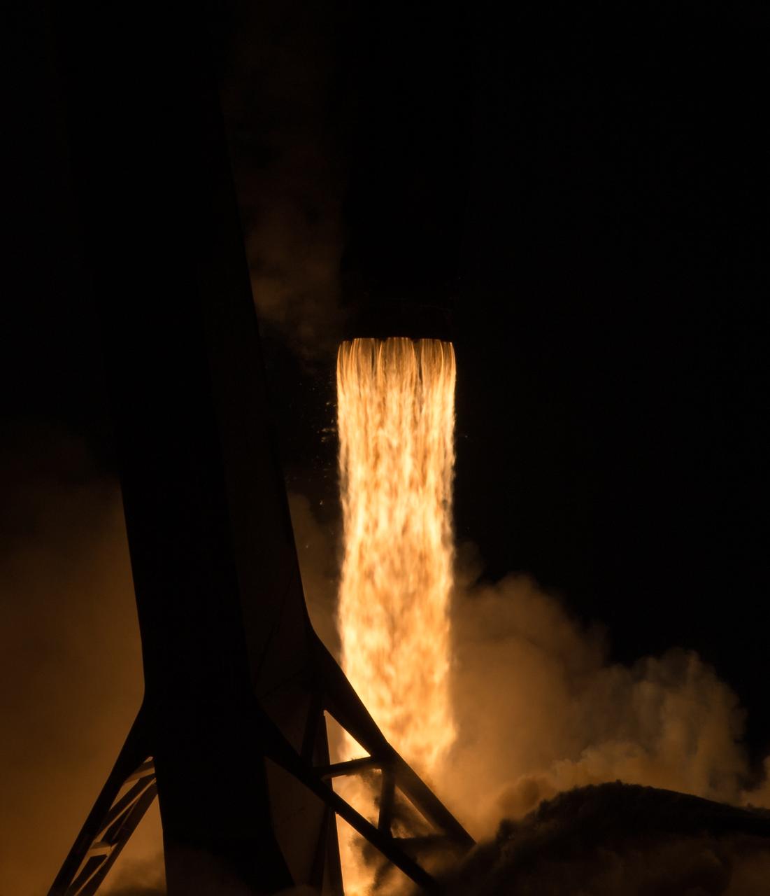 A SpaceX Falcon 9 rocket carrying the company's Dragon spacecraft is launched on NASA’s SpaceX Crew-10 mission to the International Space Station with NASA astronauts Anne McClain and Nichole Ayers, JAXA (Japan Aerospace Exploration Agency) astronaut Takuya Onishi, and Roscosmos cosmonaut Kirill Peskov onboard, Friday, March 14, 2025, from NASA's Kennedy Space Center in Florida. NASA’s SpaceX Crew-10 mission is the tenth crew rotation mission of the SpaceX Dragon spacecraft and Falcon 9 rocket to the International Space Station as part of the agency’s Commercial Crew Program. McClain, Ayers, Onishi, and Peskov launched at 7:03 p.m. EDT from Launch Complex 39A at the NASA's Kennedy Space Center to begin a six month mission aboard the orbital outpost. Photo Credit: (NASA/Aubrey Gemignani)