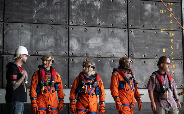 NASA image: NASA Artemis Undreway Recovery Test 12