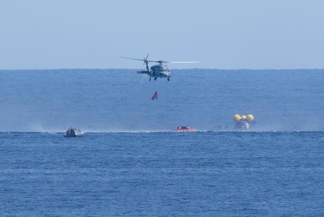NASA image: NASA Artemis Undreway Recovery Test 12
