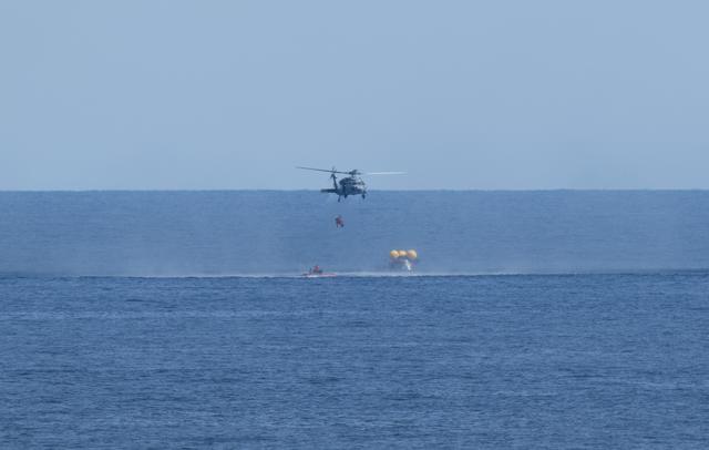 NASA image: NASA Artemis Undreway Recovery Test 12