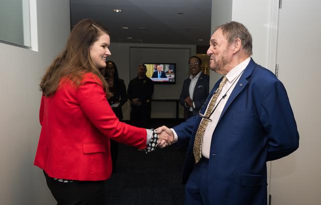 NASA image: John Rhys-Davies at NASA Headquarters