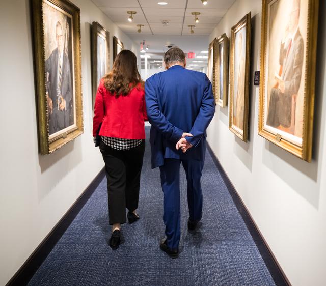 NASA image: John Rhys-Davies at NASA Headquarters