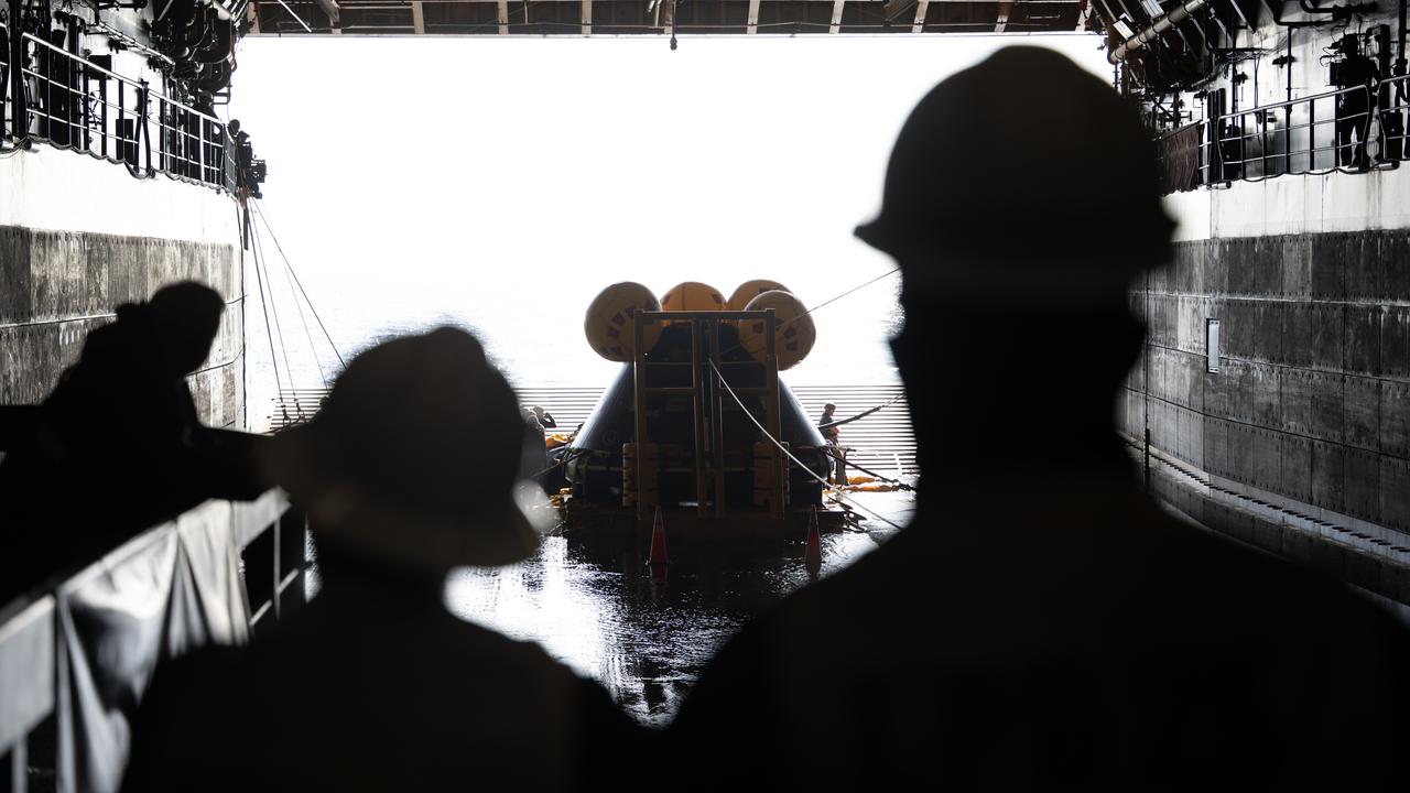 NASA Artemis Underway Recovery Test 12