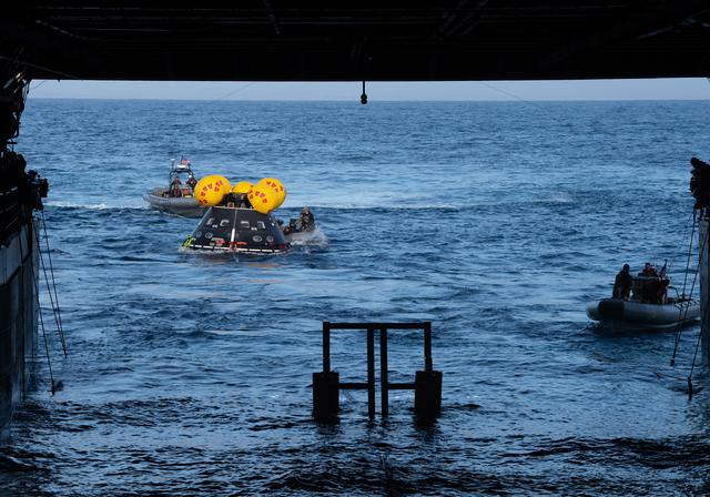 NASA image: NASA Artemis Undreway Recovery Test 12