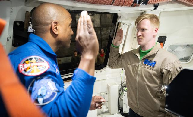 NASA image: NASA Artemis Undreway Recovery Test 12