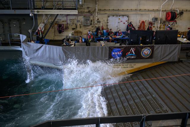 NASA image: NASA Artemis Underway Recovery Test 12