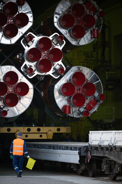 NASA image: Expedition 73 Soyuz Rollout