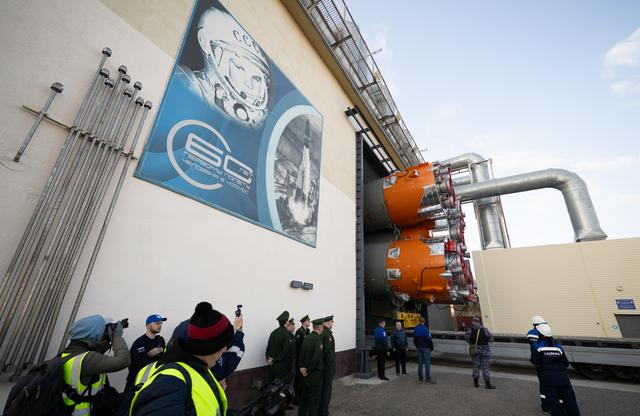NASA image: Expedition 73 Soyuz Rollout