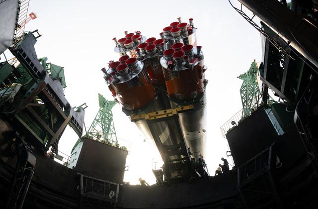 NASA image: Expedition 73 Soyuz Rollout