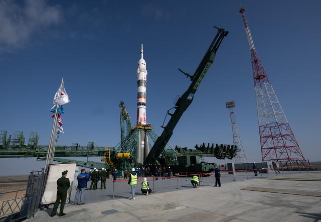 NASA image: Expedition 73 Soyuz Rollout