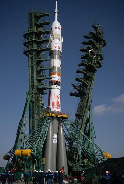 NASA image: Expedition 73 Soyuz Rollout