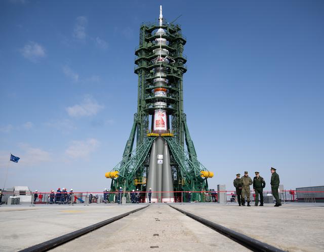 NASA image: Expedition 73 Soyuz Rollout