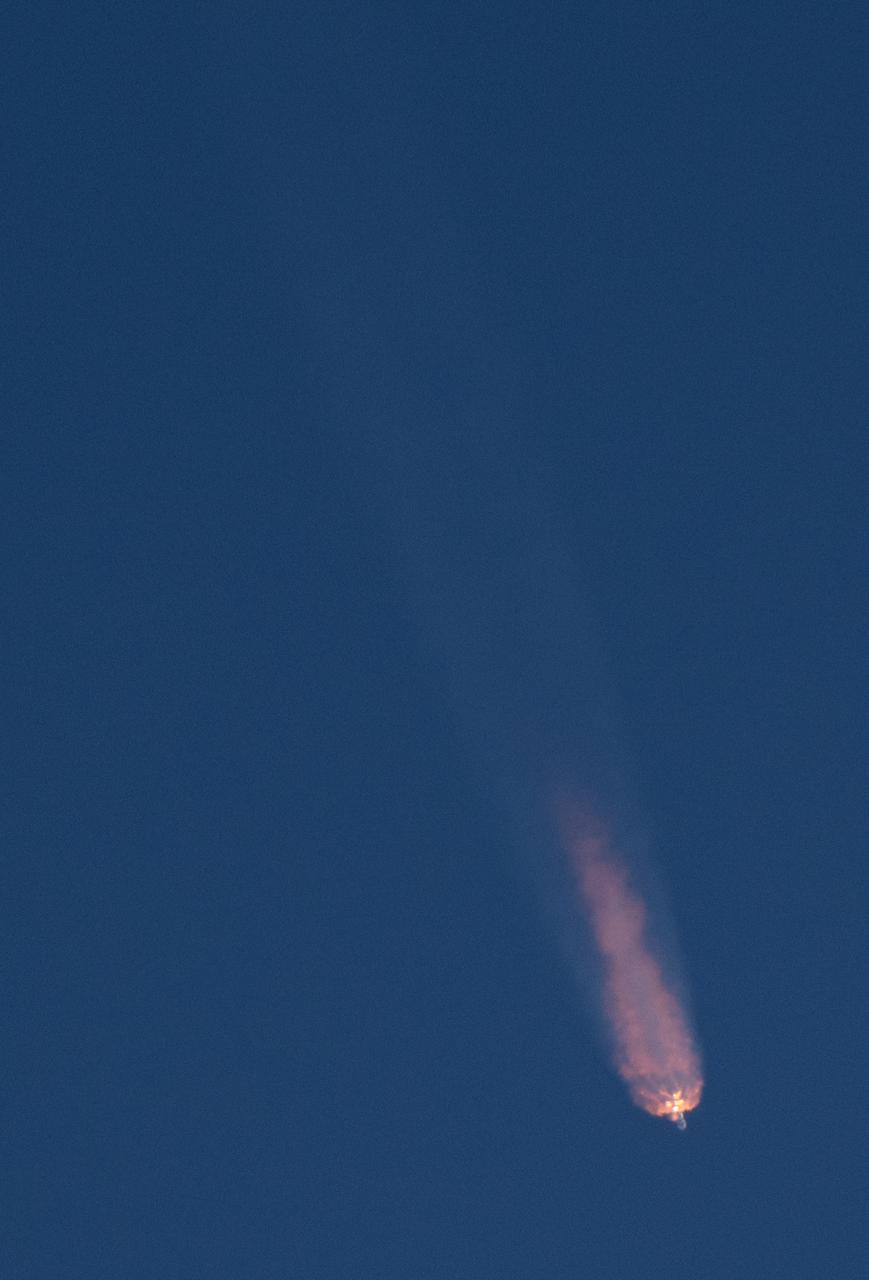 A Soyuz rocket launches to the International Space Station with Expedition 73 crew members: NASA astronaut Jonny Kim, and Roscosmos cosmonauts Sergey Ryzhikov and Alexey Zubritskiy, onboard, Tuesday, April 8, 2025, at the Baikonur Cosmodrome in Kazakhstan. Photo Credit: (NASA/Joel Kowsky)