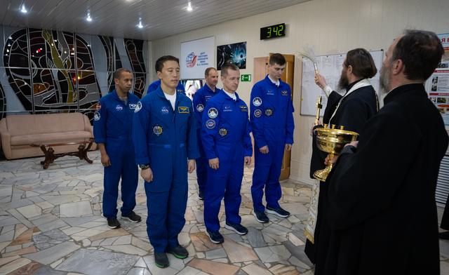 NASA image: Expedition 73 Crew Blessing