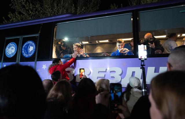 NASA image: Expedition 73 Cosmonaut Hotel Departure