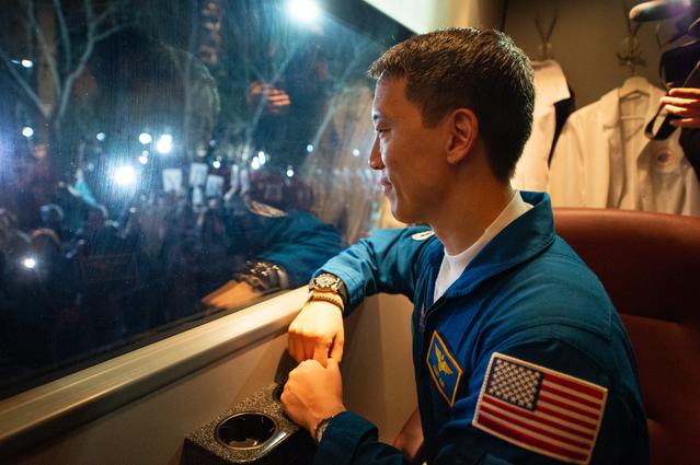 NASA image: Expedition 73 Cosmonaut Hotel Departure