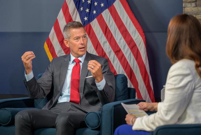 NASA image: Acting Administrator Sean Duffy meets with Casey Swails