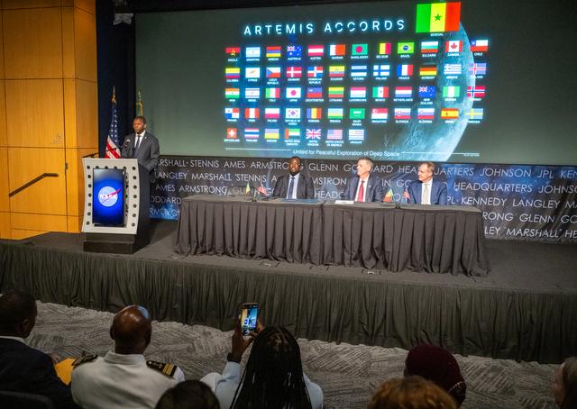 NASA image: Senegal Artemis Accords Signing