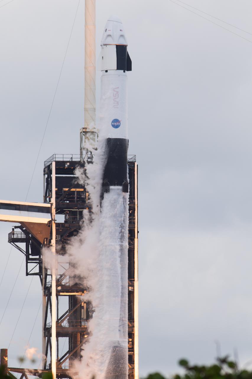 A SpaceX Falcon 9 rocket carrying the company's Dragon spacecraft is launched on NASA’s SpaceX Crew-11 mission to the International Space Station with NASA astronauts Zena Cardman, Mike Fincke, JAXA (Japan Aerospace Exploration Agency) astronaut Kimiya Yui, and Roscosmos cosmonaut Oleg Platonov onboard, Friday, Aug. 1, 2025, from NASA's Kennedy Space Center in Florida. NASA’s SpaceX Crew-11 mission is the eleventh crew rotation mission of the SpaceX Dragon spacecraft and Falcon 9 rocket to the International Space Station as part of the agency’s Commercial Crew Program. Cardman, Fincke, Yui, Platonov launched at 11:43 a.m. EDT from Launch Complex 39A at the NASA's Kennedy Space Center to begin a six month mission aboard the orbital outpost. Photo Credit: (NASA/Joel Kowsky)