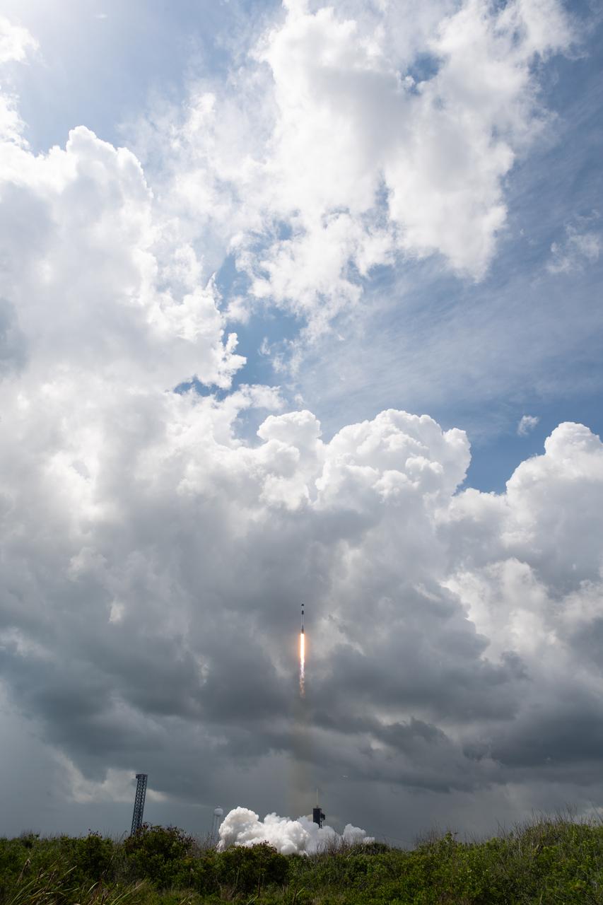 A SpaceX Falcon 9 rocket carrying the company's Dragon spacecraft is launched on NASA’s SpaceX Crew-11 mission to the International Space Station with NASA astronauts Zena Cardman, Mike Fincke, JAXA (Japan Aerospace Exploration Agency) astronaut Kimiya Yui, and Roscosmos cosmonaut Oleg Platonov onboard, Friday, Aug. 1, 2025, from NASA's Kennedy Space Center in Florida. NASA’s SpaceX Crew-11 mission is the eleventh crew rotation mission of the SpaceX Dragon spacecraft and Falcon 9 rocket to the International Space Station as part of the agency’s Commercial Crew Program. Cardman, Fincke, Yui, Platonov launched at 11:43 a.m. EDT from Launch Complex 39A at the NASA's Kennedy Space Center to begin a six month mission aboard the orbital outpost. Photo Credit: (NASA/Joel Kowsky)