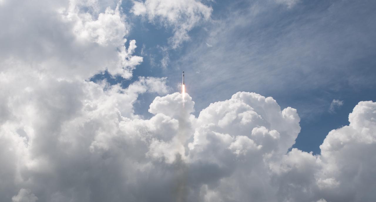 A SpaceX Falcon 9 rocket carrying the company's Dragon spacecraft is launched on NASA’s SpaceX Crew-11 mission to the International Space Station with NASA astronauts Zena Cardman, Mike Fincke, JAXA (Japan Aerospace Exploration Agency) astronaut Kimiya Yui, and Roscosmos cosmonaut Oleg Platonov onboard, Friday, Aug. 1, 2025, from NASA's Kennedy Space Center in Florida. NASA’s SpaceX Crew-11 mission is the eleventh crew rotation mission of the SpaceX Dragon spacecraft and Falcon 9 rocket to the International Space Station as part of the agency’s Commercial Crew Program. Cardman, Fincke, Yui, Platonov launched at 11:43 a.m. EDT from Launch Complex 39A at the NASA's Kennedy Space Center to begin a six month mission aboard the orbital outpost. Photo Credit: (NASA/Joel Kowsky)