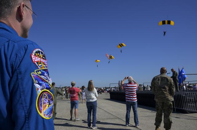 NASA image: Astronaut Nick Hague Attends Joint Base Andrews Air Show