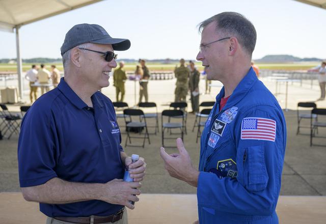 NASA image: Astronaut Nick Hague Attends Joint Base Andrews Air Show