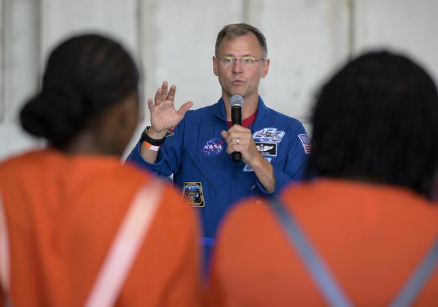 NASA image: Astronaut Nick Hague Attends Joint Base Andrews Air Show