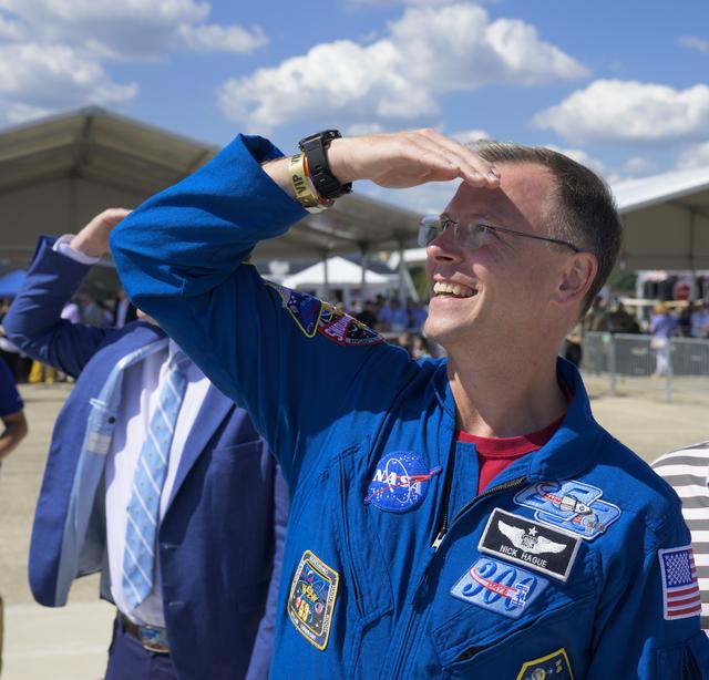 NASA image: Astronaut Nick Hague Attends Joint Base Andrews Air Show