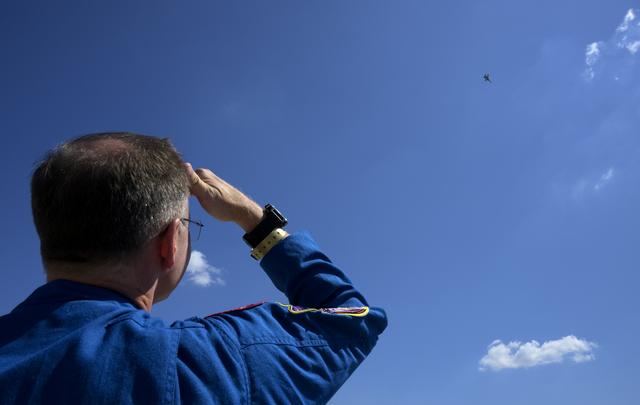 NASA image: Astronaut Nick Hague Attends Joint Base Andrews Air Show