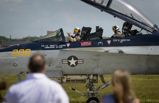 NASA image: Astronaut Nick Hague Attends Joint Base Andrews Air Show