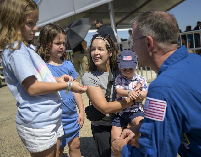 NASA image: Astronaut Nick Hague Attends Joint Base Andrews Air Show